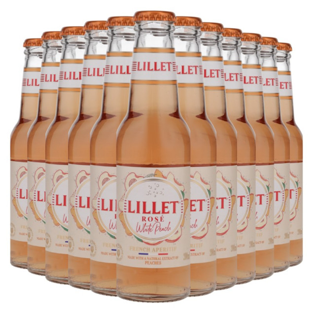 Lillet Rosé White Peach Ready to Drink 12x 0,2 L 10,3% vol