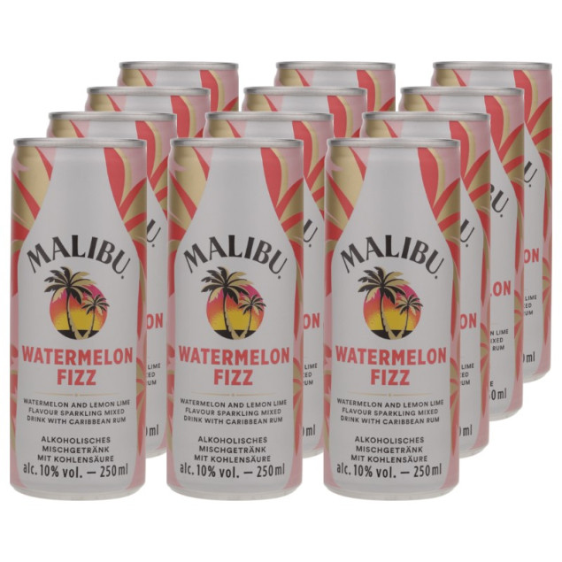 Malibu Watermelon Fizz Dose 12x 0,25 L 10% vol