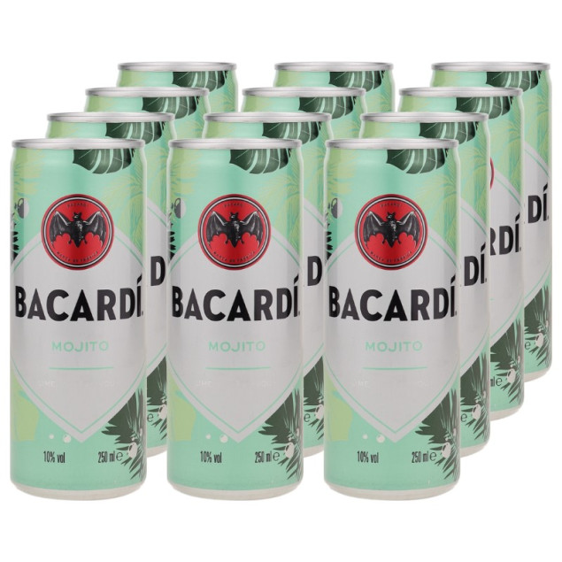 Bacardi Mojito Dose 12x 0,25 L 10% vol