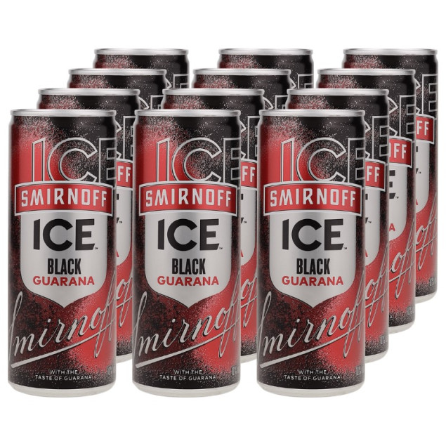 Smirnoff Ice Black Guarana Dose 12x 0,25 L 10% vol