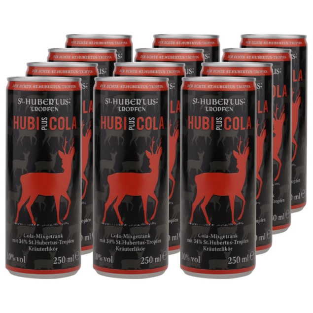 St. Hubertus Hubi plus Cola 12x 0,25 L 10% vol