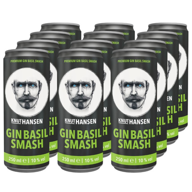 Knut Hansen Gin Basil Smash Dose 12x 0,25 L 10% vol