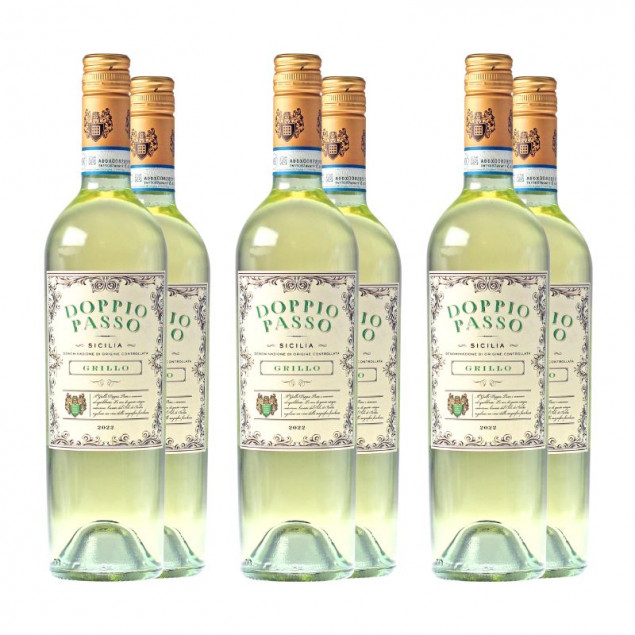 Image of 6 x Doppio Passo Grillo Sicilia 0,75 L 12,5% vol