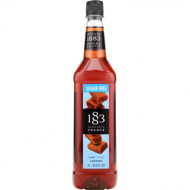 Maison Routin 1883 Sirup Karamell zuckerfrei PET-Flasche 1 L