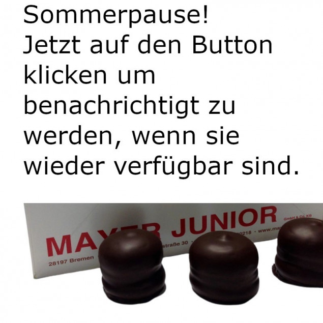 Mayer Junior Schokoküsse doppelt mit Schokolade überzogen 50er Karton