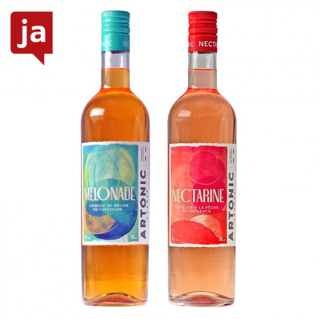 Artonic Aperitif Probierset Melonade, Nectarine 0,7 L 12% vol