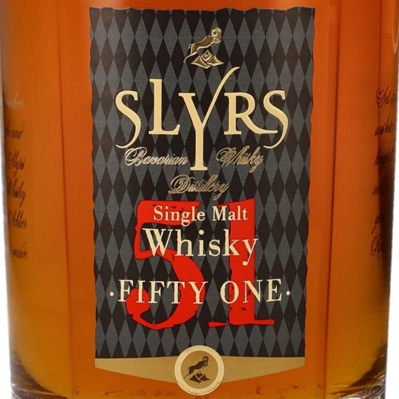 Slyrs 51 Fifty L One 51% Single Malt 0,7 Whisky vol