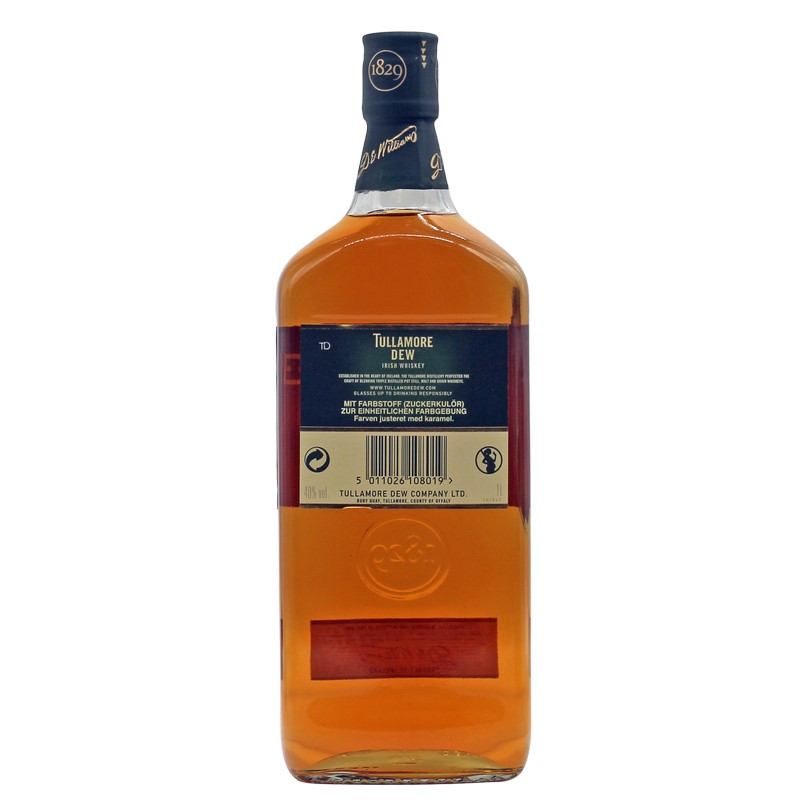 Tullamore Dew Irish Whiskey 1L