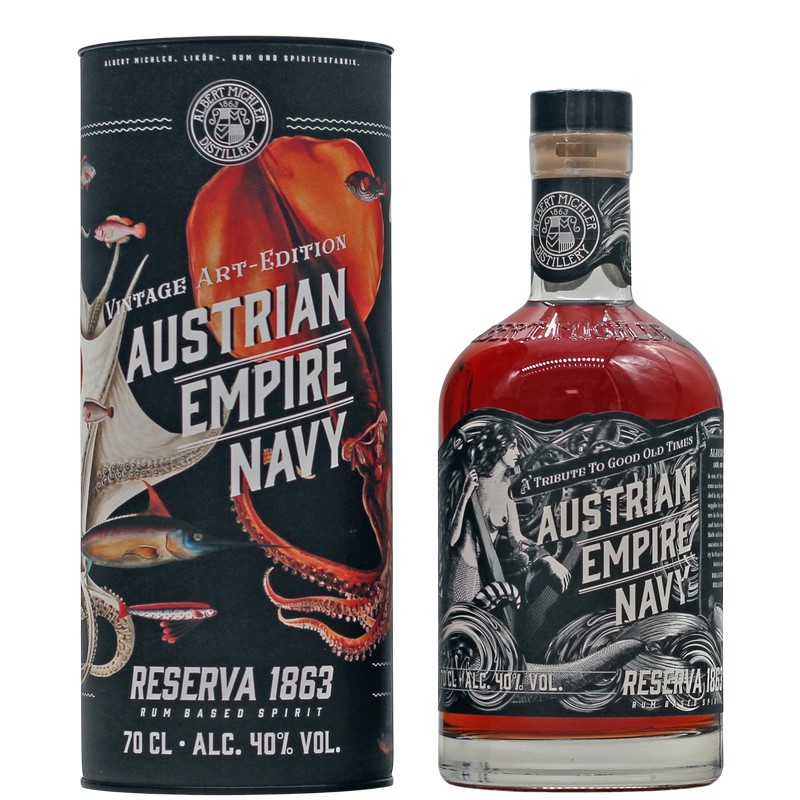 Austrian Empire Navy Rum Reserve 1863