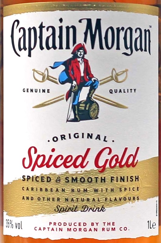 Captain Morgan Spiced Gold 1 L 35 % vol günstig online kaufen