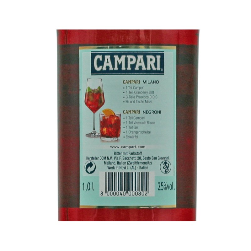 Campari Bitter 1 Liter günstig kaufen bei Jashopping