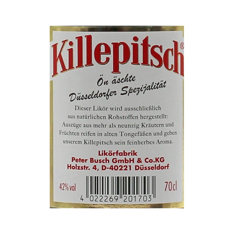Liter 0,7 Killepitsch 42% kaufen Kräuterlikör vol