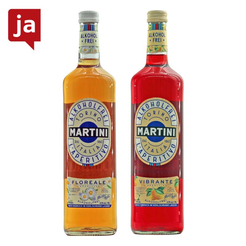 Martini Vibrante und Floreale Probierset | Alkoholfreie Getränke