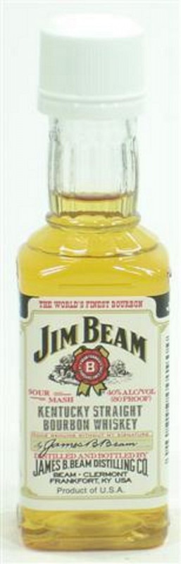 Jim Beam White Label Miniatur 0,05 Ltr 40% Jim Beam White Label Miniatur 0,05 Ltr 40%