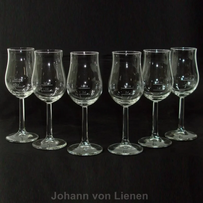 6 Whisky Nosing Gläser Eichung b. 0,02+0,04 6 Whisky Nosing Gläser Eichung b. 0,02+0,04
