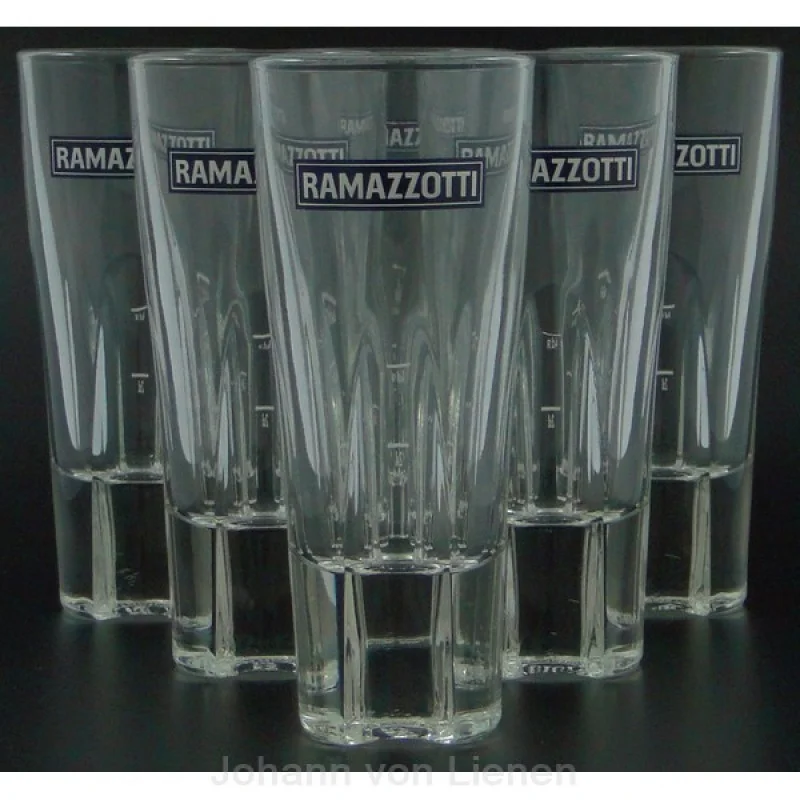6 Ramazzotti Longdrinkgläser 6 Ramazzotti Longdrinkgläser