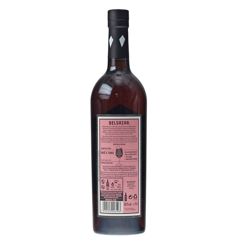 Belsazar Rose Wein-Aperitif 0,75 L 14,5 % vol Belsazar Rose Wein-Aperitif 0,75 L 14,5 % vol