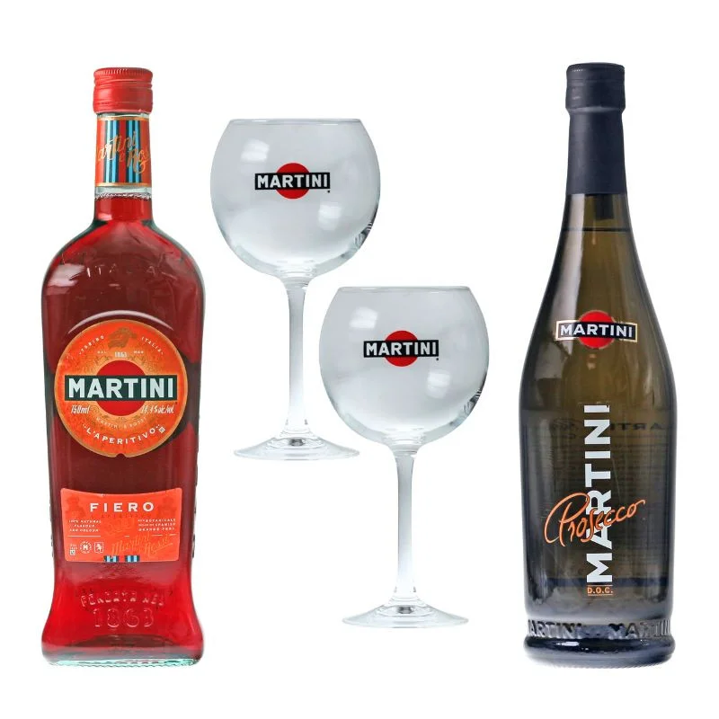 Martini Fiero Spritz Set 4-teilig Martini Fiero Spritz Set 4-teilig
