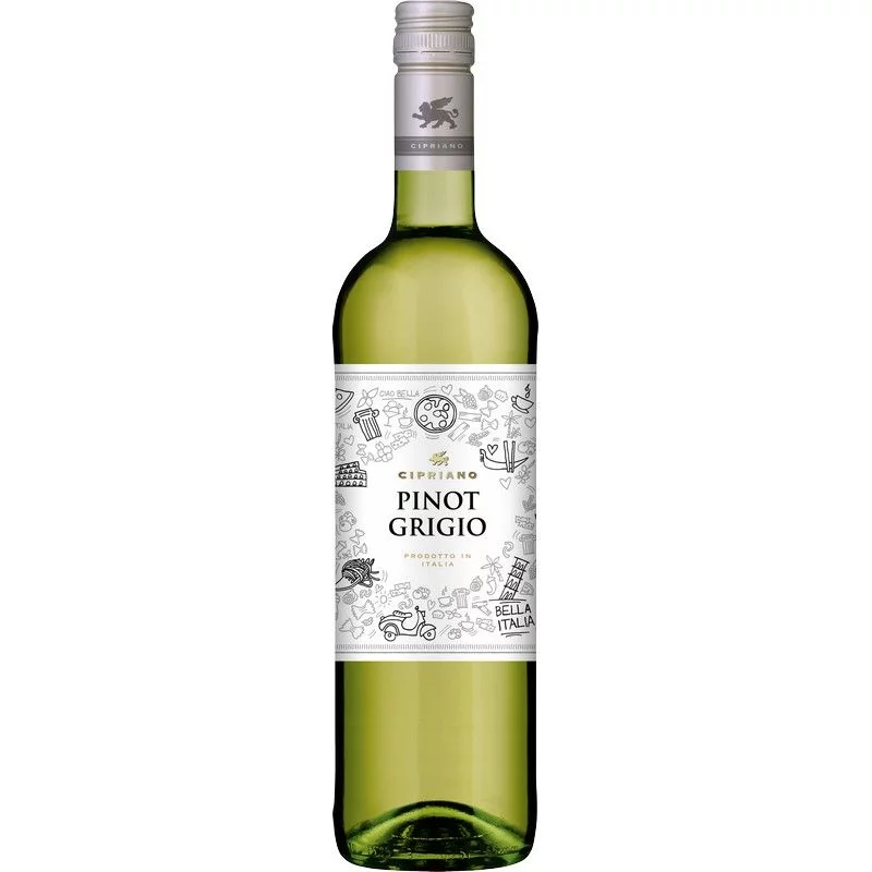 Gratisartikel ab 300,00 EUR - Cipriano Pinot Grigio IGT 0,75 L 12,5 % vol