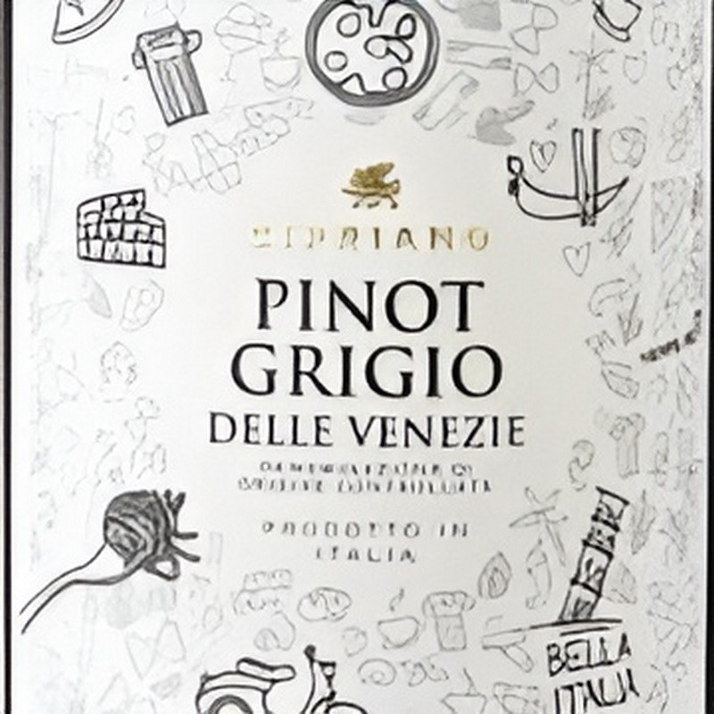 Cipriano Pinot Grigio 1 L 12% vol