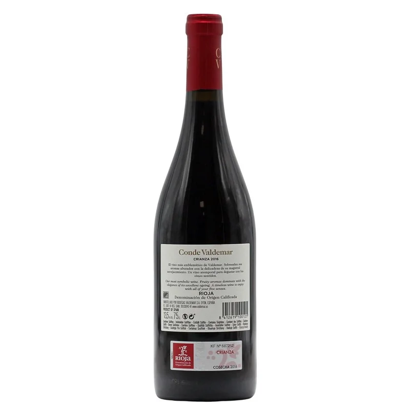 Conde Valdemar Crianza 0,75 L 13,5% vol Conde Valdemar Crianza 0,75 L 13,5% vol