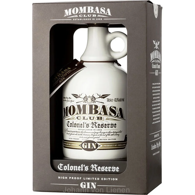 Mombasa Club Colonel's Reserve Gin 4er 0,7L 43,5% vol