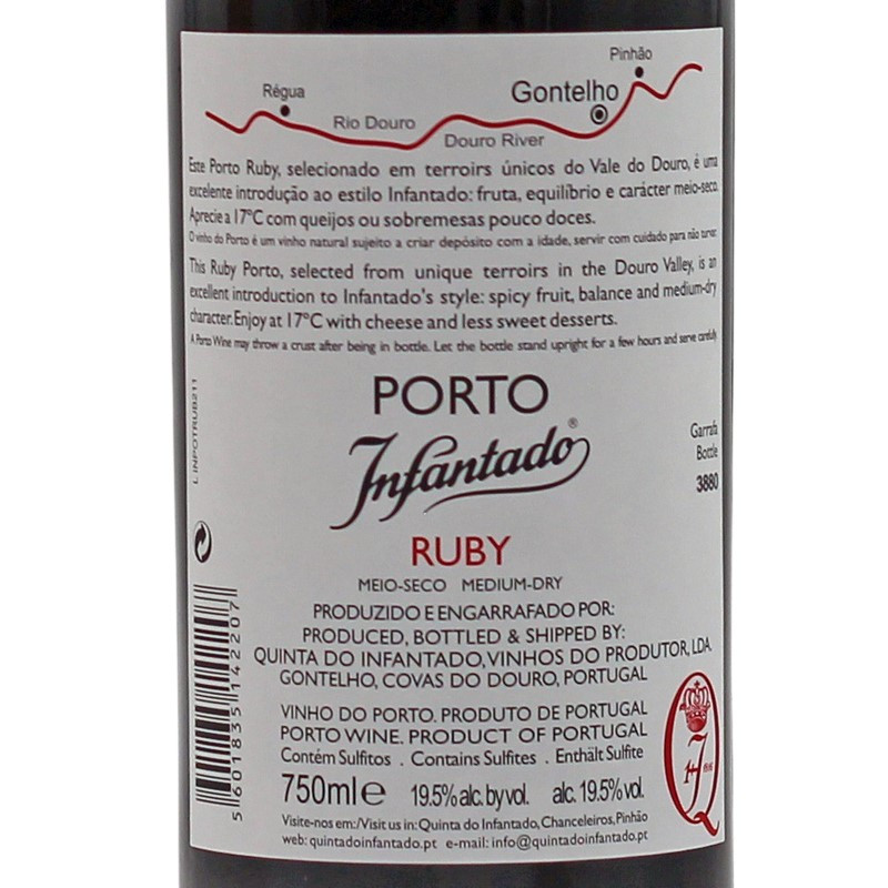 Quinta Do Infantado Ruby 0,75 L 19,5% vol Quinta Do Infantado Ruby 0,75 L 19,5% vol