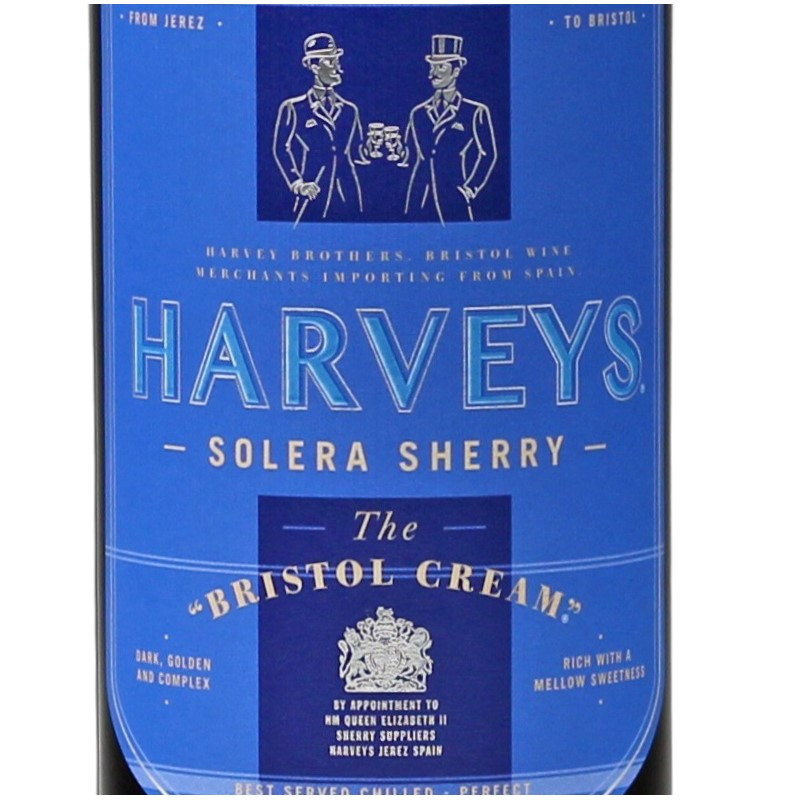 Harveys Bristol Cream Sherry 0,75 L 17,5% vol