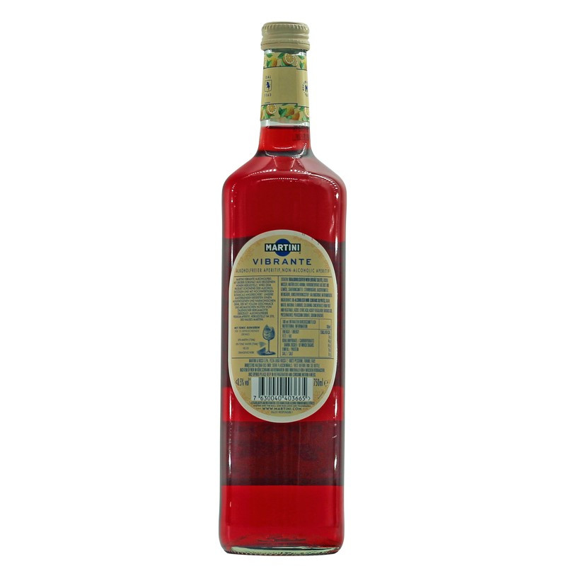 Martini Vibrante Aperitif alkoholfrei 0,75 L Martini Vibrante Aperitif alkoholfrei 0,75 L