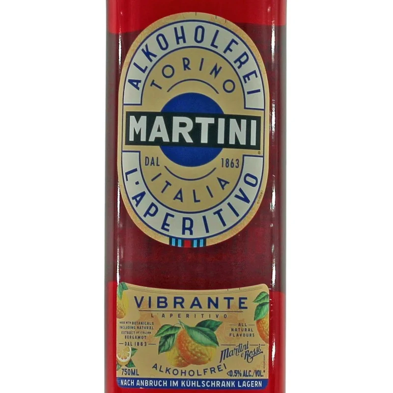 Martini Vibrante Aperitif alkoholfrei 0,75 L Martini Vibrante Aperitif alkoholfrei 0,75 L