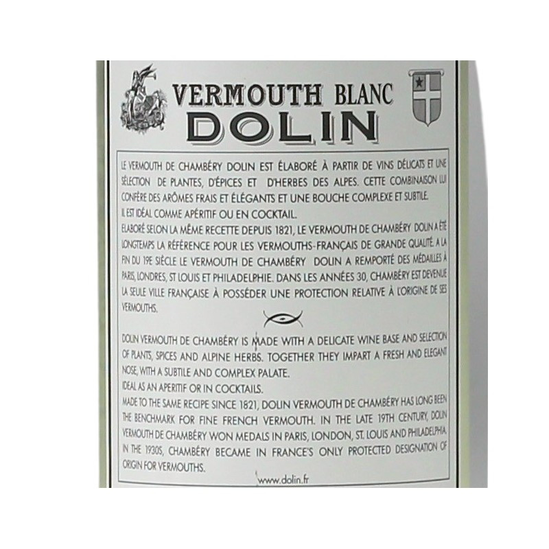 Dolin Vermouth Blanc 0,75 L 16% vol Dolin Vermouth Blanc 0,75 L 16% vol