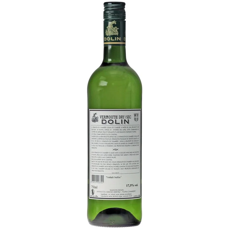 Dolin Vermouth Dry 0,75 L 17,5% vol Dolin Vermouth Dry 0,75 L 17,5% vol