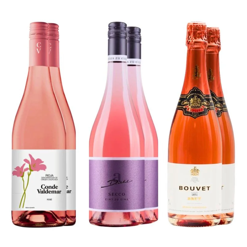 Probierpaket Rosé Weinset 6 x 0,75 L Probierpaket Rosé Weinset 6 x 0,75 L