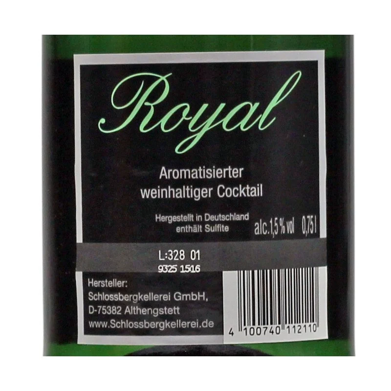 Royal prickelnder Cocktail mit Sekt 0,75 L 1,5% vol