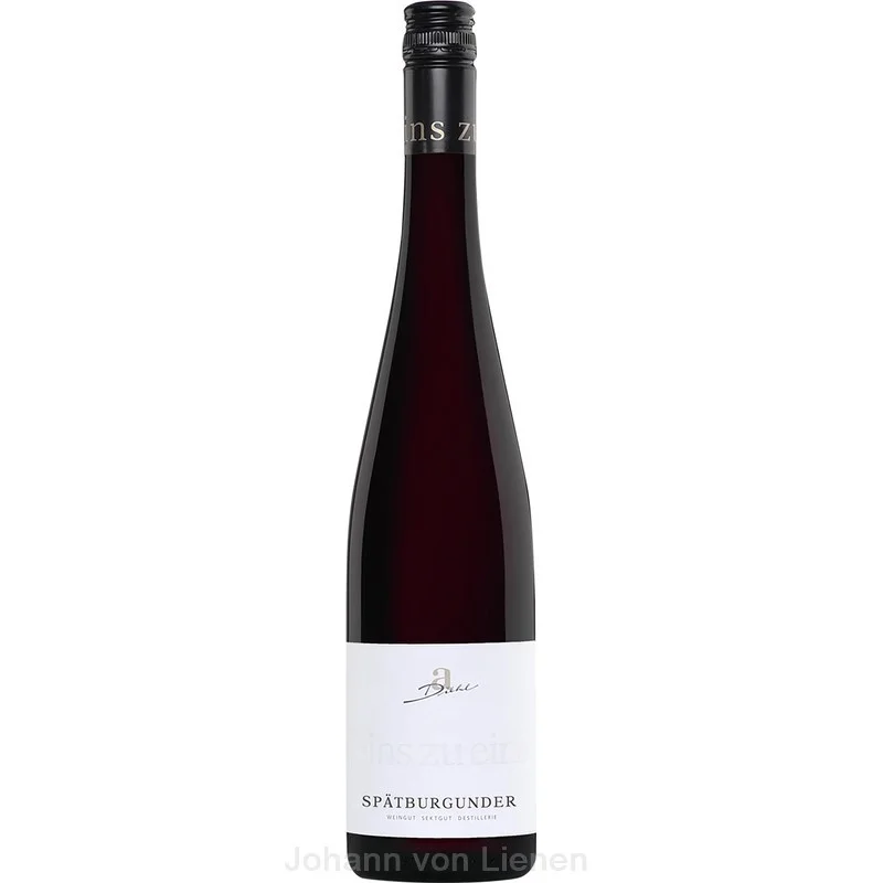 Diehl Spätburgunder eins zu eins 0,75 L 13%vol Diehl Spätburgunder eins zu eins 0,75 L 13%vol
