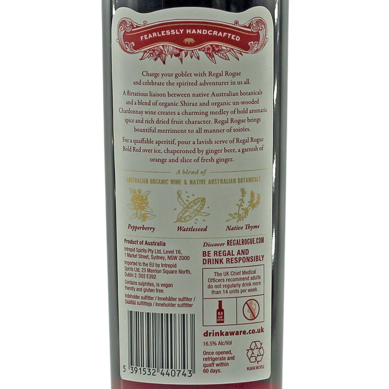 Regal Rogue Bold Red 0,5 L 16,5% vol Regal Rogue Bold Red 0,5 L 16,5% vol