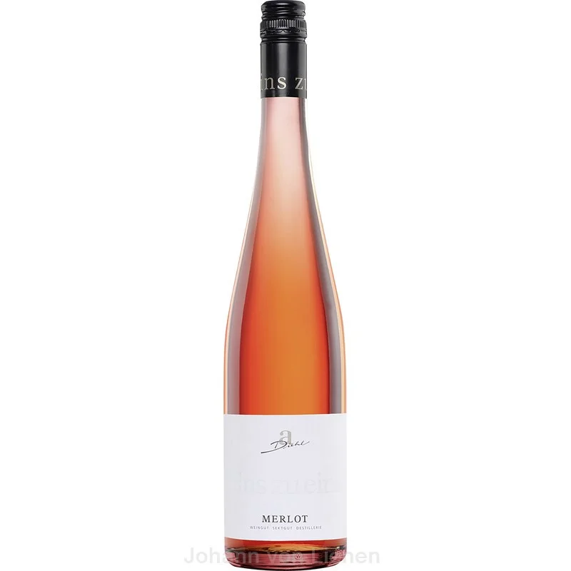 Weingut Diehl Merlot Rosé eins zu eins feinherb 2022 0,75 L 12,5 % vol