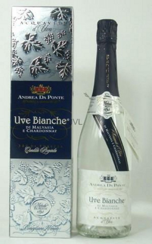 Andrea da Ponte Grappa Uve Bianche 0,7 L 38%vol Andrea da Ponte Grappa Uve Bianche 0,7 L 38%vol