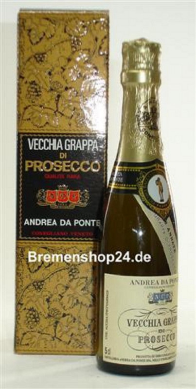 Andrea da Ponte Vecchia Grappa di Prosecco 0,05 L 42%vol Andrea da Ponte Vecchia Grappa di Prosecco 0,05 L 42%vol