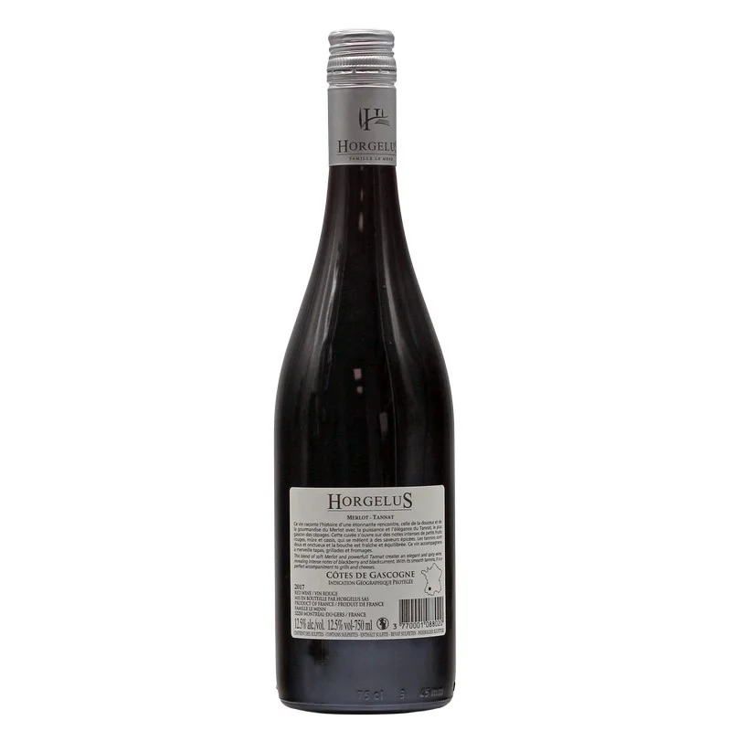 Domaine Horgelus rouge Merlot Tannat 0,75 L 12,5% vol Domaine Horgelus rouge Merlot Tannat 0,75 L 12,5% vol