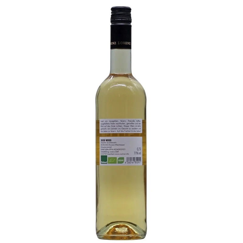 Freiheit Bio-Weißwein Lockdown 0,75 L 11 % vol Freiheit Bio-Weißwein Lockdown 0,75 L 11 % vol