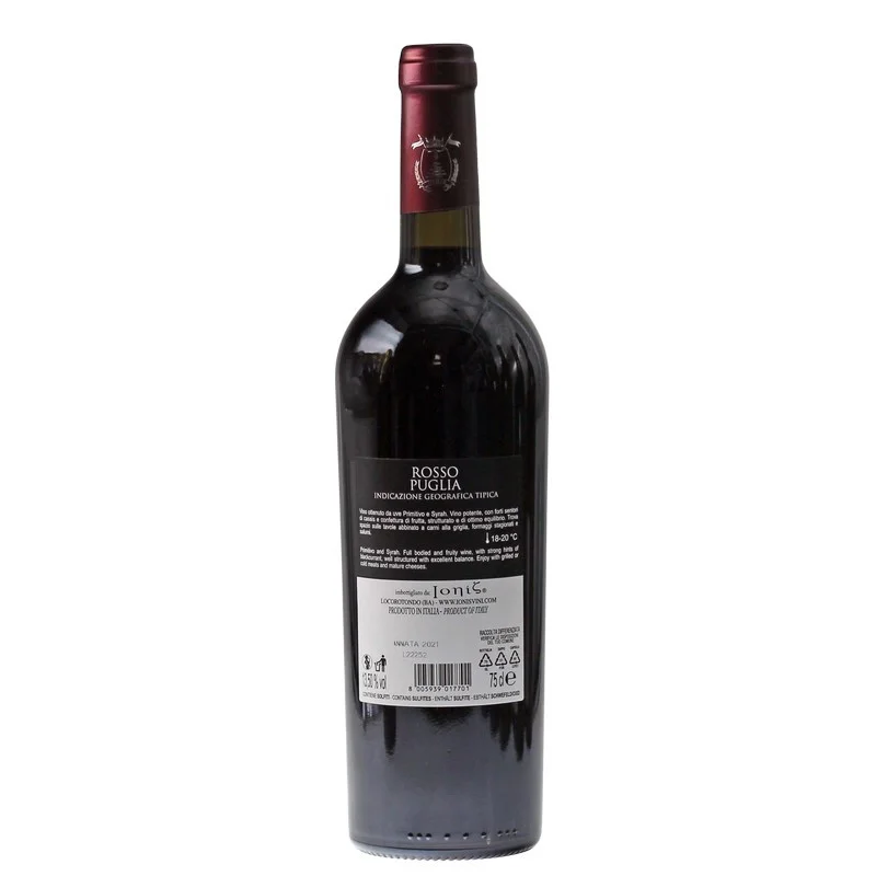 Quaranta Primitivo Syrah 0,75 L 13,5 % vol Quaranta Primitivo Syrah 0,75 L 13,5 % vol