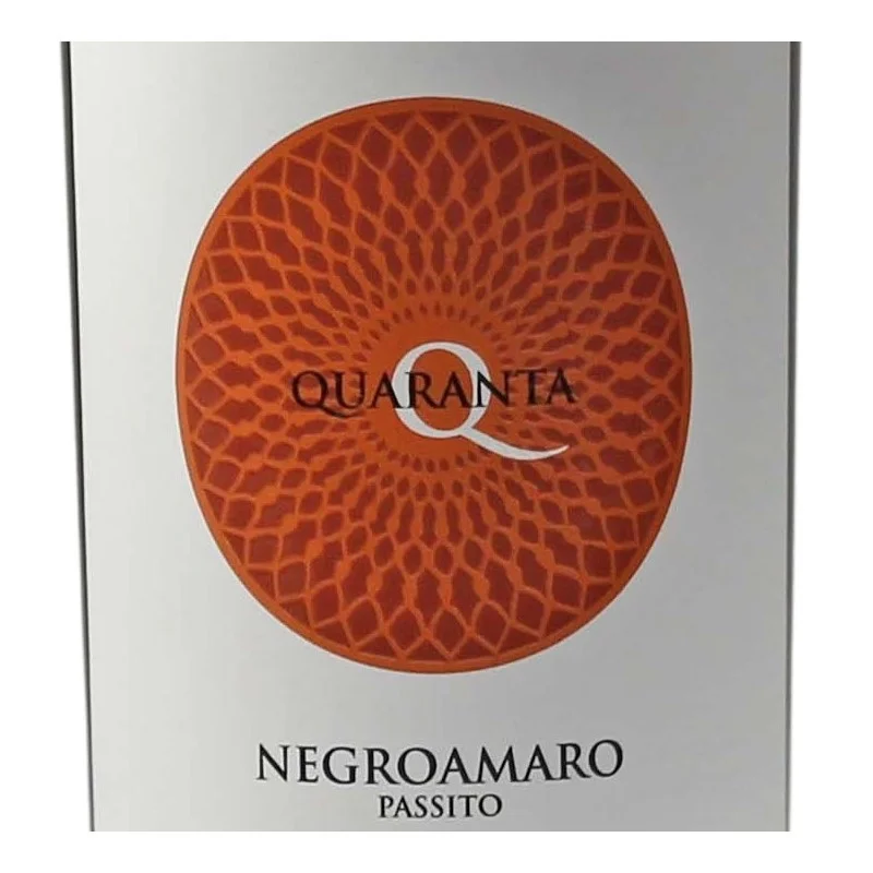 Quaranta Negroamaro Passito 0,75 L 14,5% vol Quaranta Negroamaro Passito 0,75 L 14,5% vol