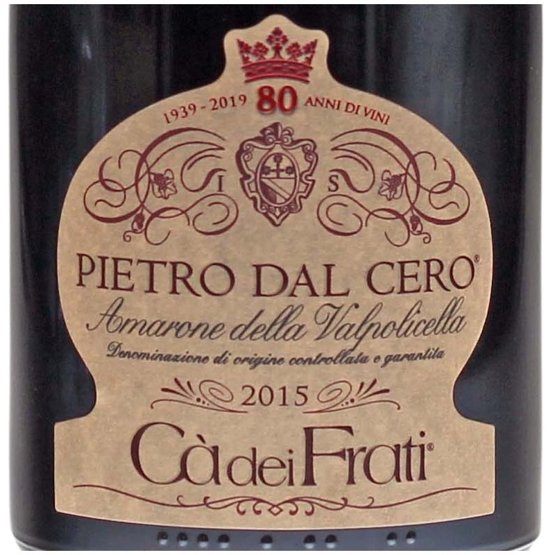 Ca dei Frati Amarone Pietro dal Cero DOC 0,75 L 16% vol Ca dei Frati Amarone Pietro dal Cero DOC 0,75 L 16% vol