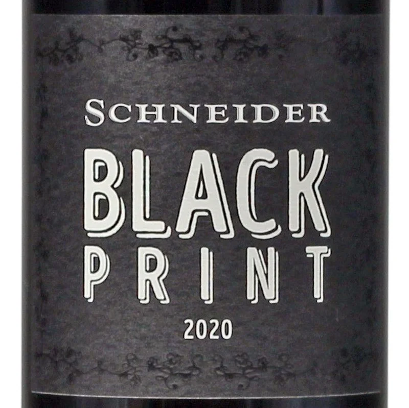 Markus Schneider Black Print 0,75 L 14% vol Markus Schneider Black Print 0,75 L 14% vol