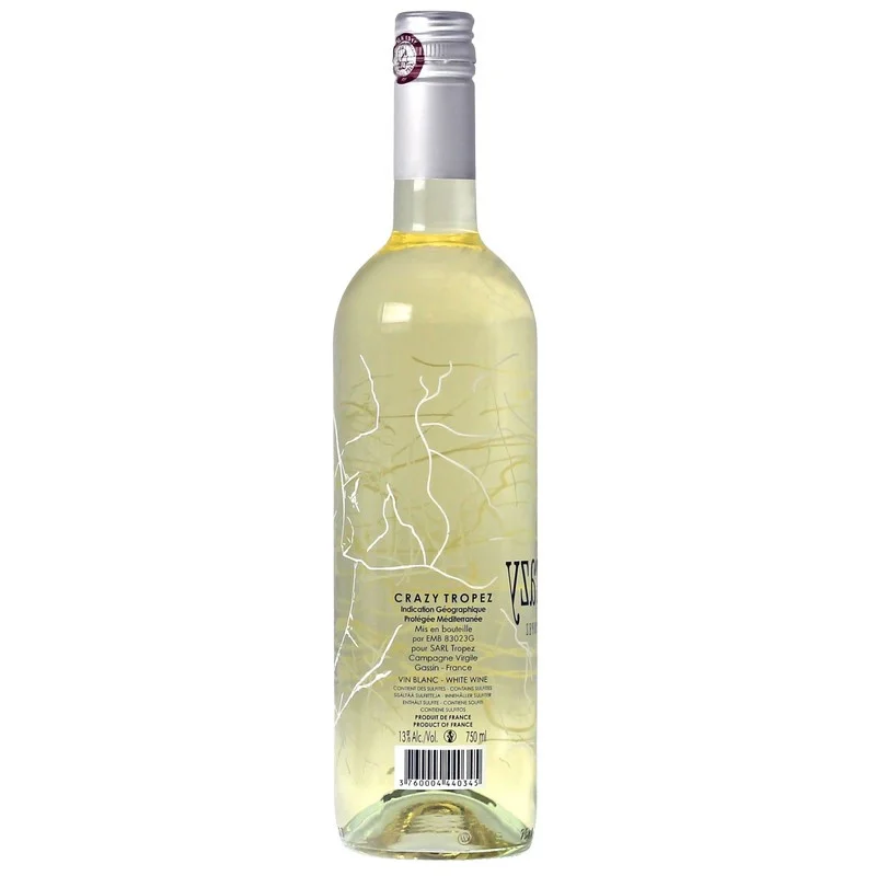 Crazy Tropez Blanc Weißwein 0,75 L 12,5% vol Crazy Tropez Blanc Weißwein 0,75 L 12,5% vol