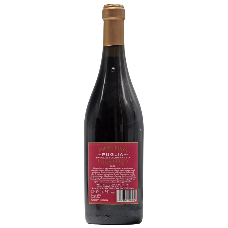 Doppio Passo Appassimento 0,75 L 14,5% vol Doppio Passo Appassimento 0,75 L 14,5% vol