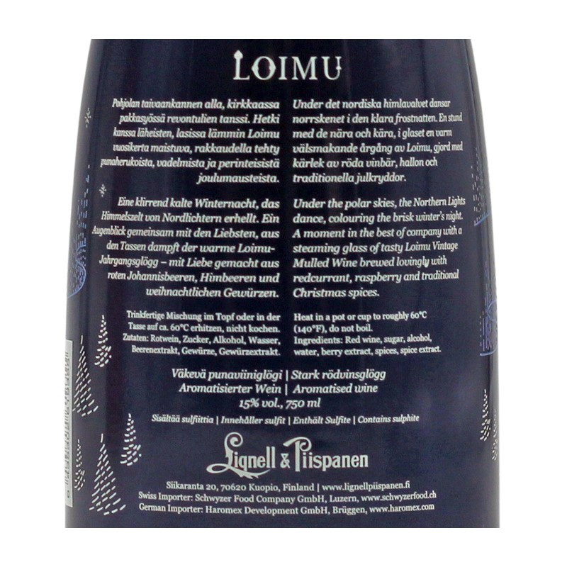 Loimu 2021 Glühwein / Glögg aus Finnland 0,75 L 15% vol Loimu 2021 Glühwein / Glögg aus Finnland 0,75 L 15% vol