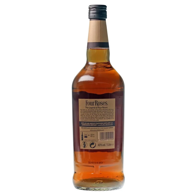 Four Roses Kentucky Straight Bourbon Whiskey 1 L 40% vol Four Roses Kentucky Straight Bourbon Whiskey 1 L 40% vol