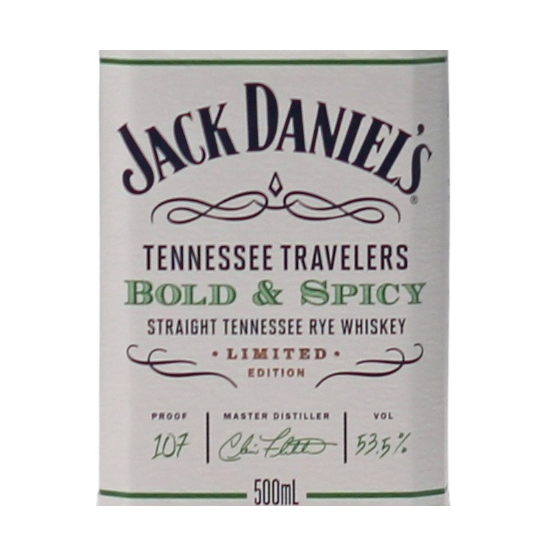 Jack Daniels Tennessee Travelers Bold & Spicy 0,5 L 53,5%vol Jack Daniels Tennessee Travelers Bold & Spicy 0,5 L 53,5%vol